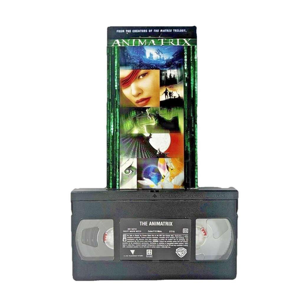 The Animatrix Vintage 2003 Warner Bros The Matrix VHS Cassette Tape Tested